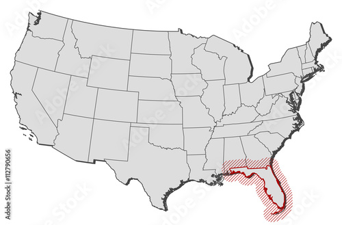 Map - United States, Florida