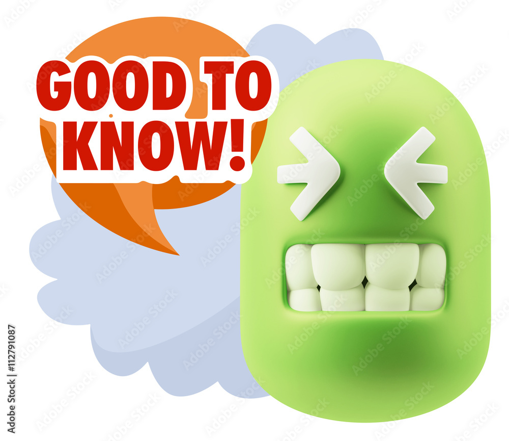 3d Illustration Laughing Character Emoji Expression saying Good 3d Illustration Laughing Character Emoji Expression saying Good