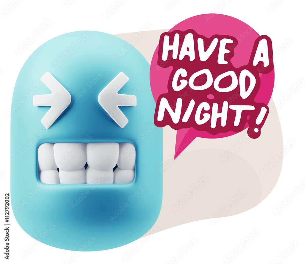 3d Illustration Laughing Character Emoji Expression saying Have 3d Illustration Laughing Character Emoji Expression saying Have