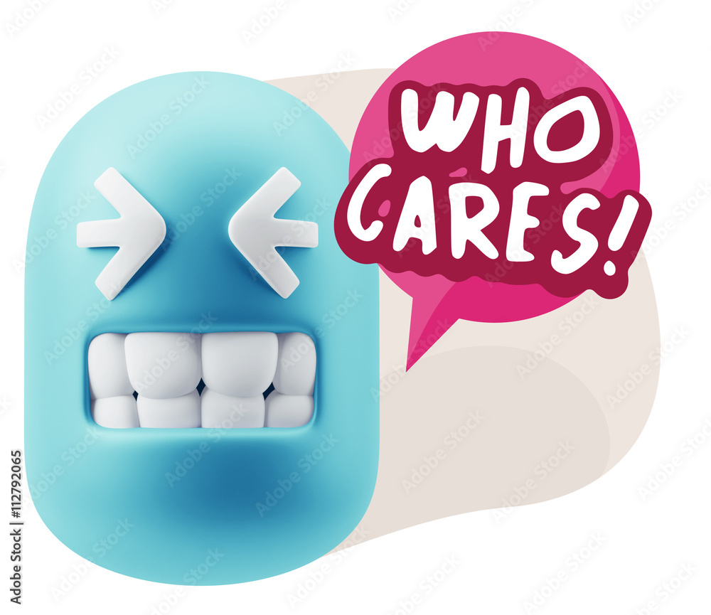 3d Illustration Laughing Character Emoji Expression saying Who C 3d Illustration Laughing Character Emoji Expression saying Who C