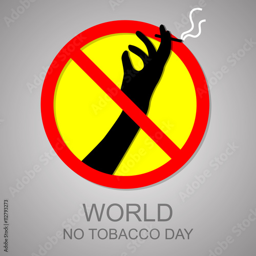 World No tobacco day, No tobacco May 31. photo