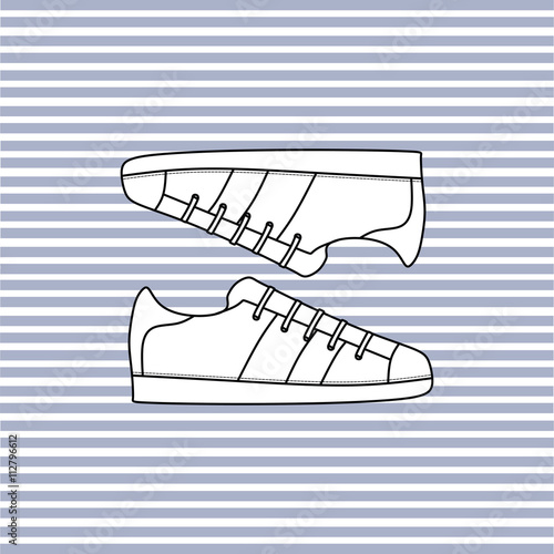  shoes with laces. sneakers. sport shoes.