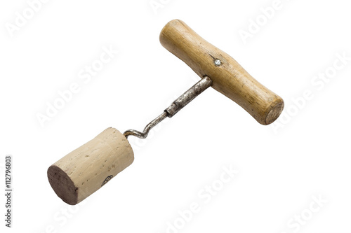 corkscrew with cork