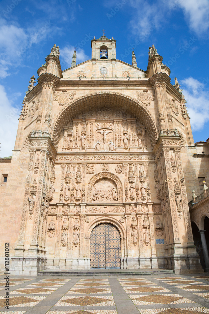 Salamanca - The portal of Convento de San Esteban