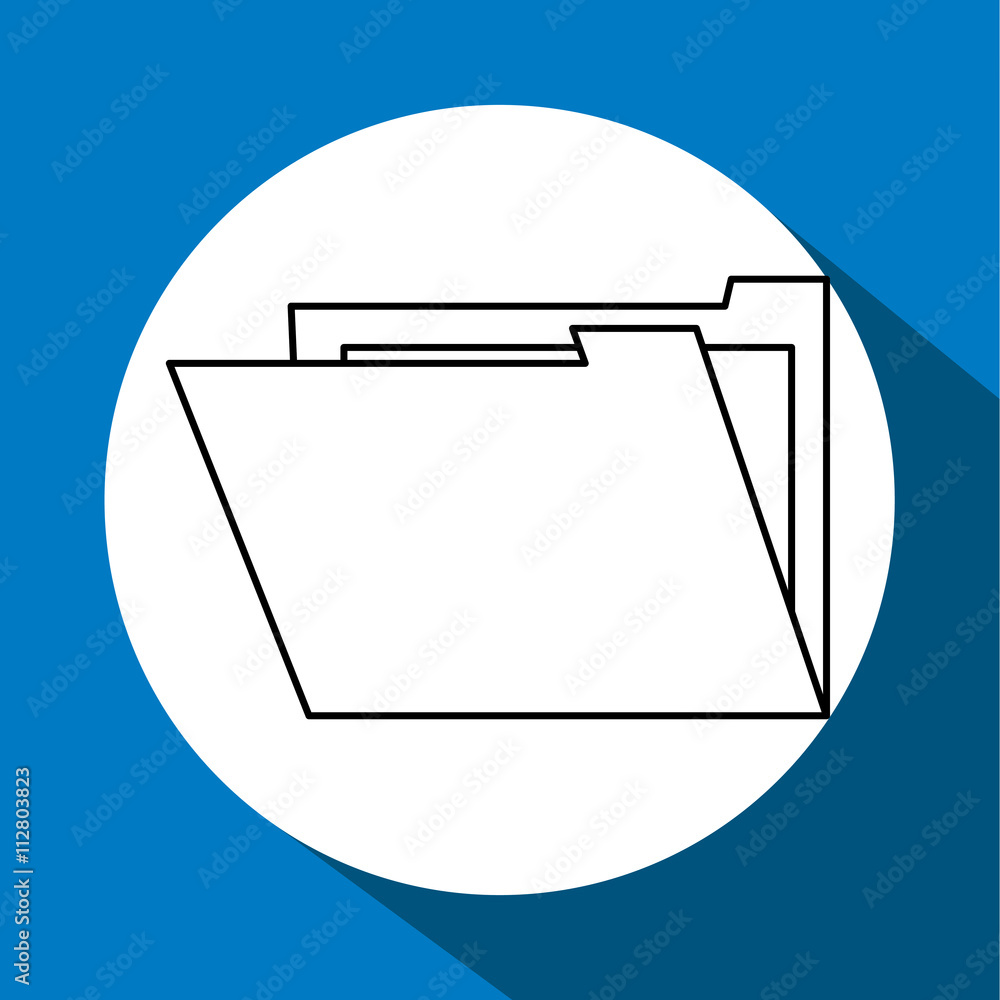 File design. security icon. Isolated illustration , vector File design. security icon. Isolated illustration , vector