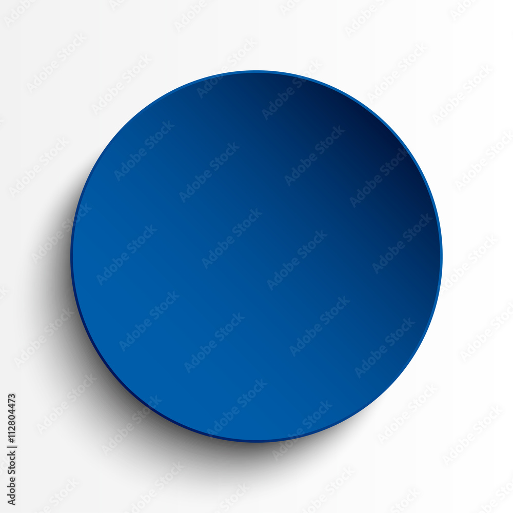 Blue circle empty banner on white background. Blue circle empty banner on white background.