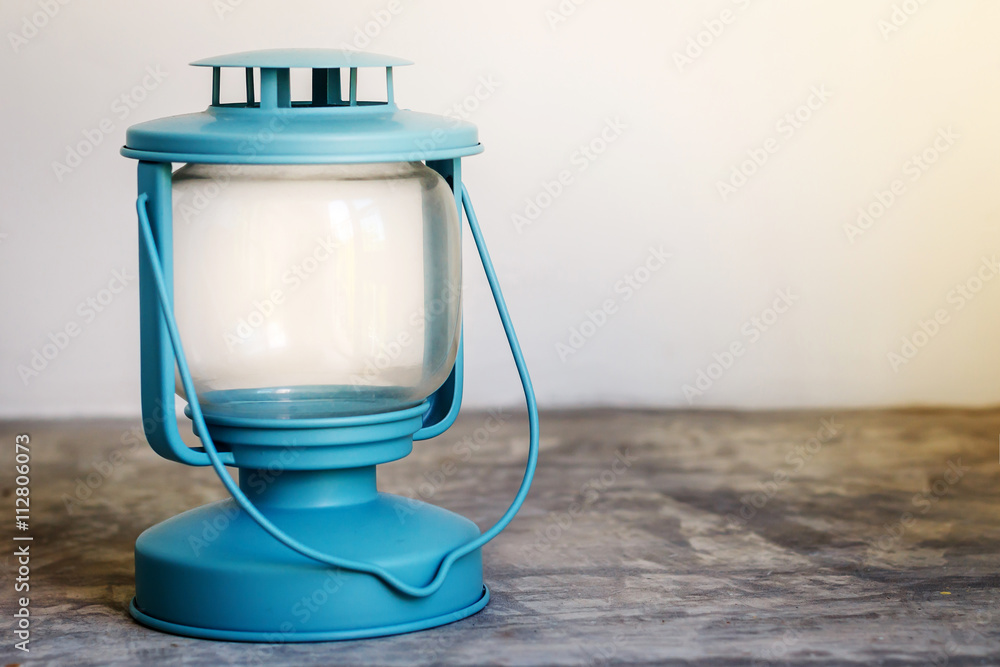 Old oil hurricane lamp