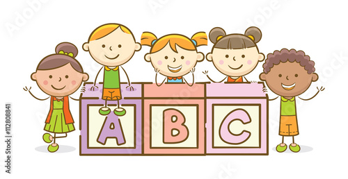 ABC alphabet block