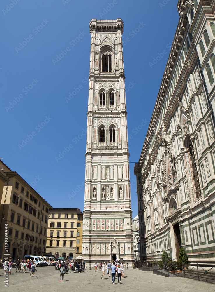 Toscana,Firenze,campanile di Giotto.