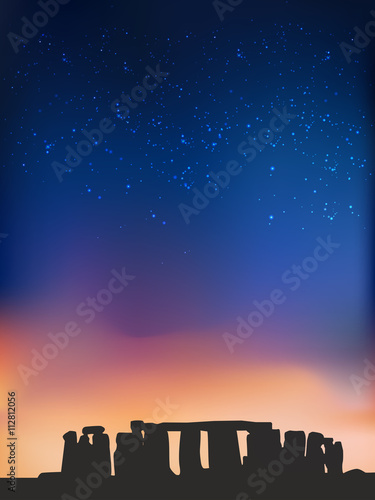 Stonehenge at night