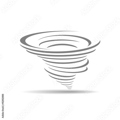 Obraz na płótnie cyclone icon w salonie