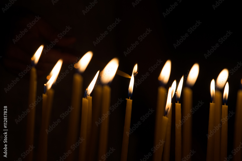 candle flame candle flame