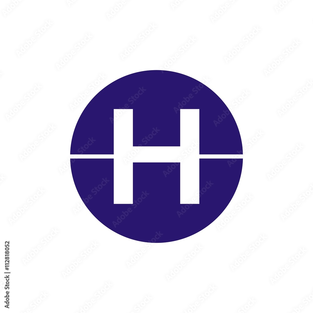 Obraz premium Letter H