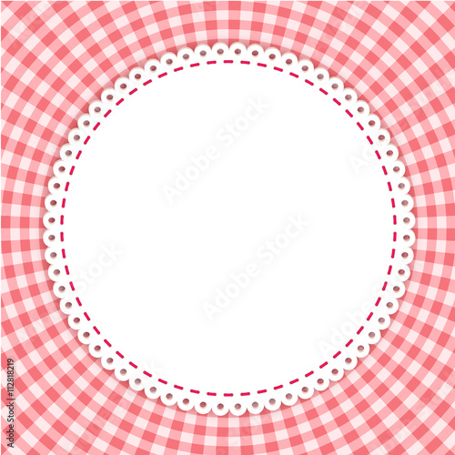 Classic tablecloth gingham background