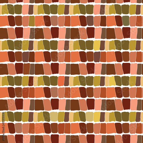 Abstract seamless pattern brown background. Vector