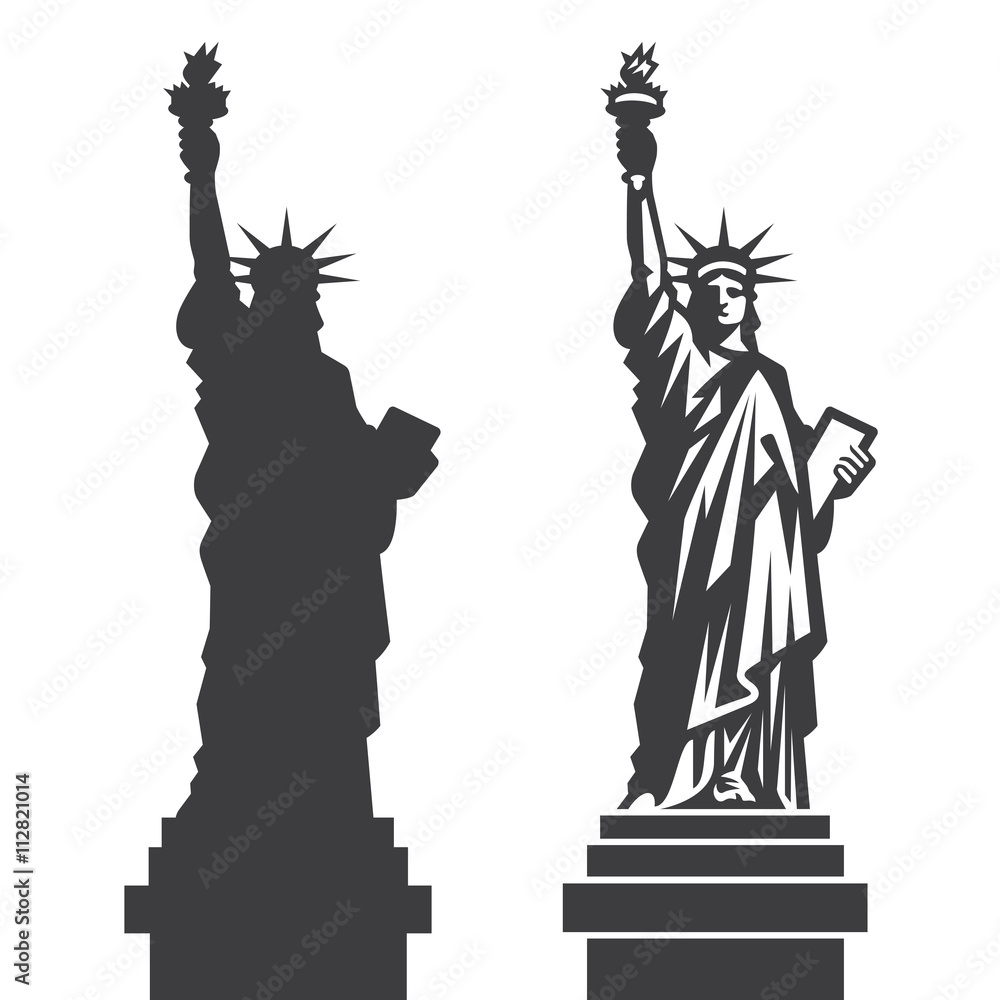 Statue Of Liberty Silhouette