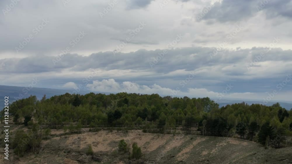 Russia, timelapse. The formation and movements of clouds up to the steep slopes of the mountains of Central Caucasus peaks. Russia, timelapse. The formation and movements of clouds up to the steep slopes of the mountains of Central Caucasus peaks.