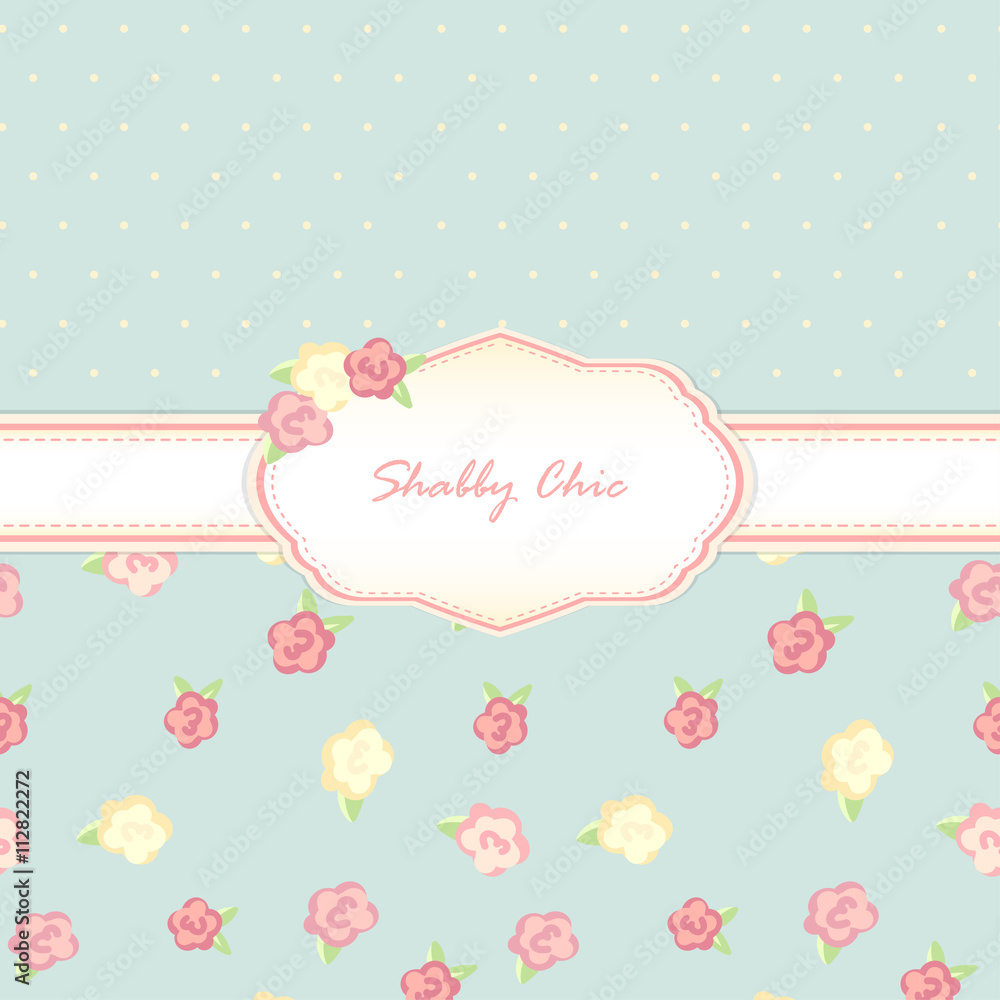 shabby chic. background. floral swatch