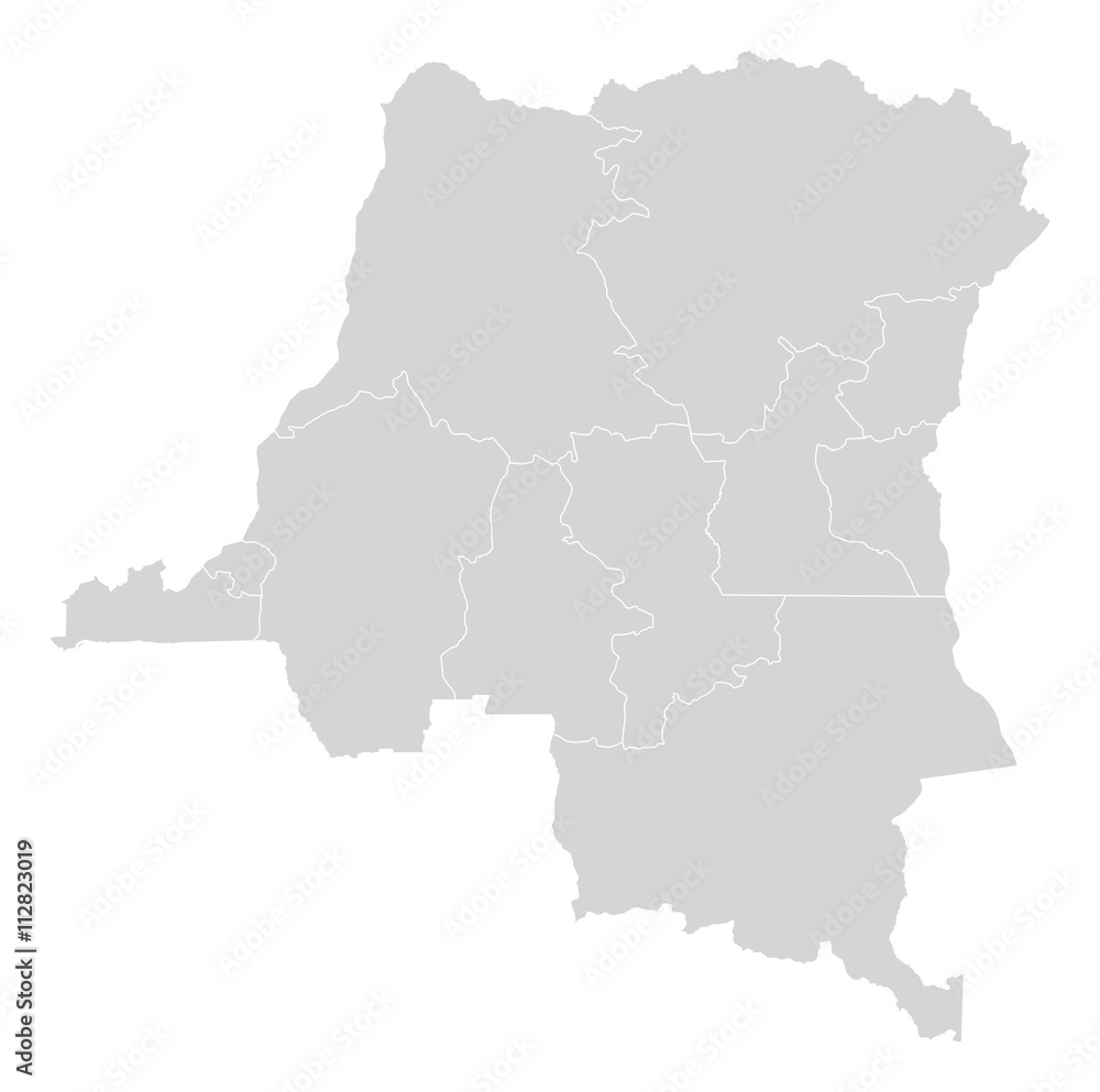 Map - Democratic Republic of the Congo