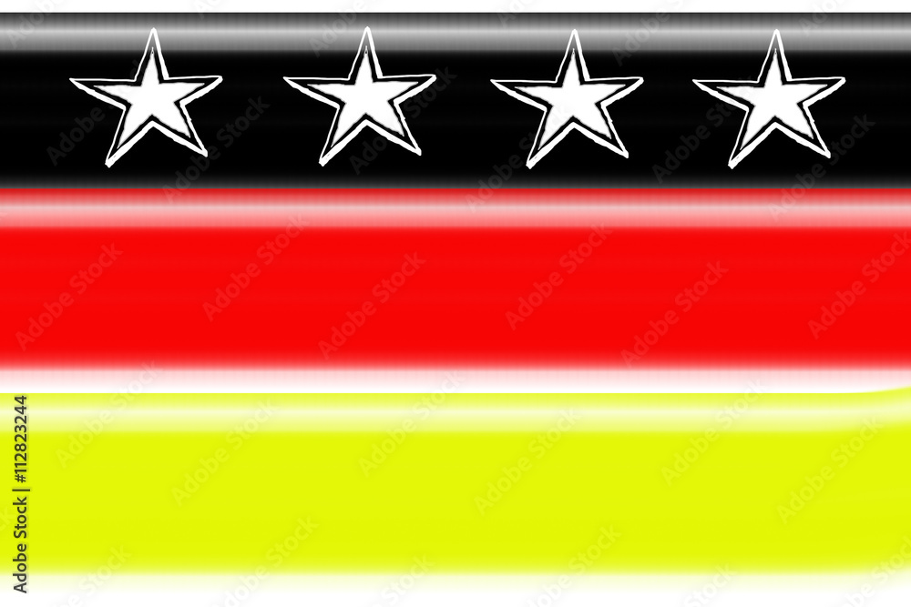 Fototapeta premium Deutschland Fans Fahnen