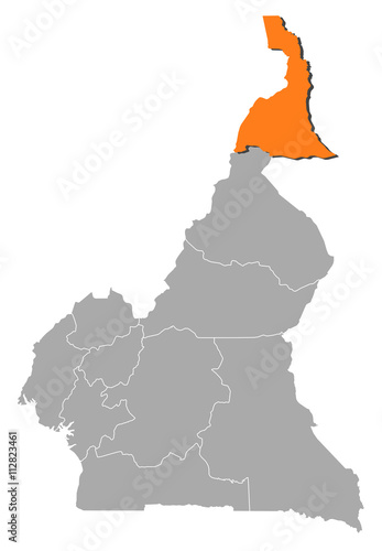 Map - Cameroon, Far North