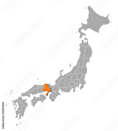 Map - Japan, Hyogo photo