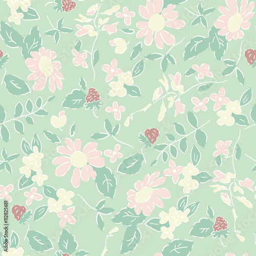 Delicate pattern in small flower. shabby chic