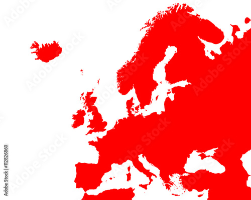 Karte von Europa