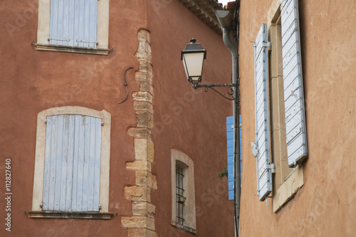 Building Facade in Roussillon Village, Provence © kevers