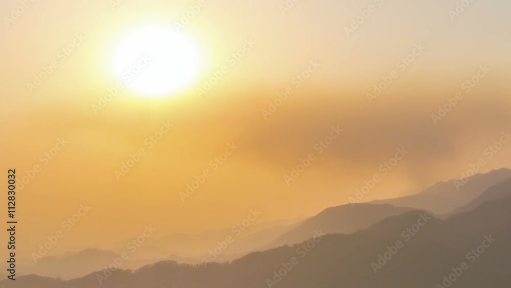 Sunset in Dharamsala, North India Sunset in Dharamsala, North India