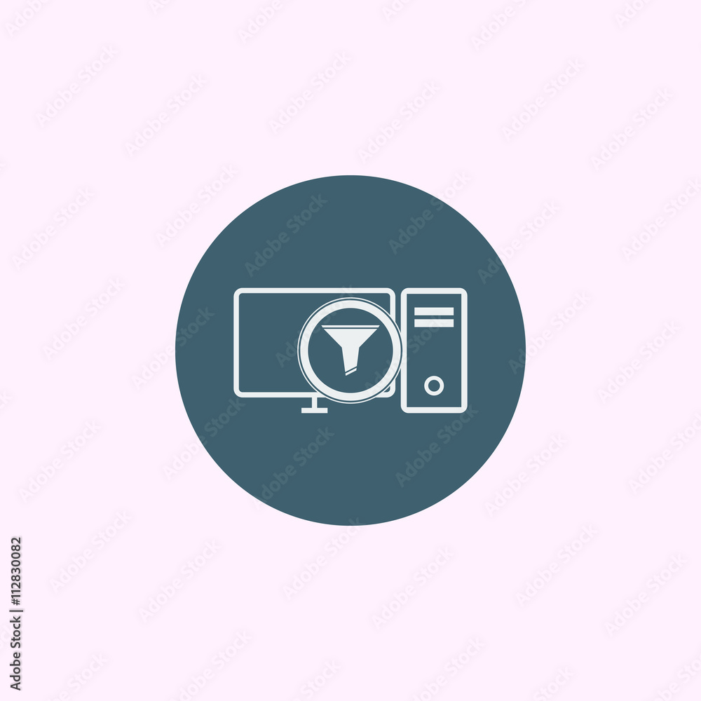 Pc Filter Icon, Pc Filter Eps10, Pc Filter Vector, Pc Filter Eps, Pc