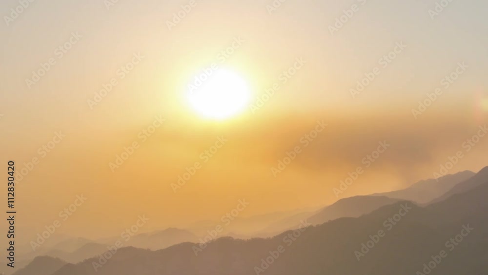 Sunset in Dharamsala, North India Sunset in Dharamsala, North India