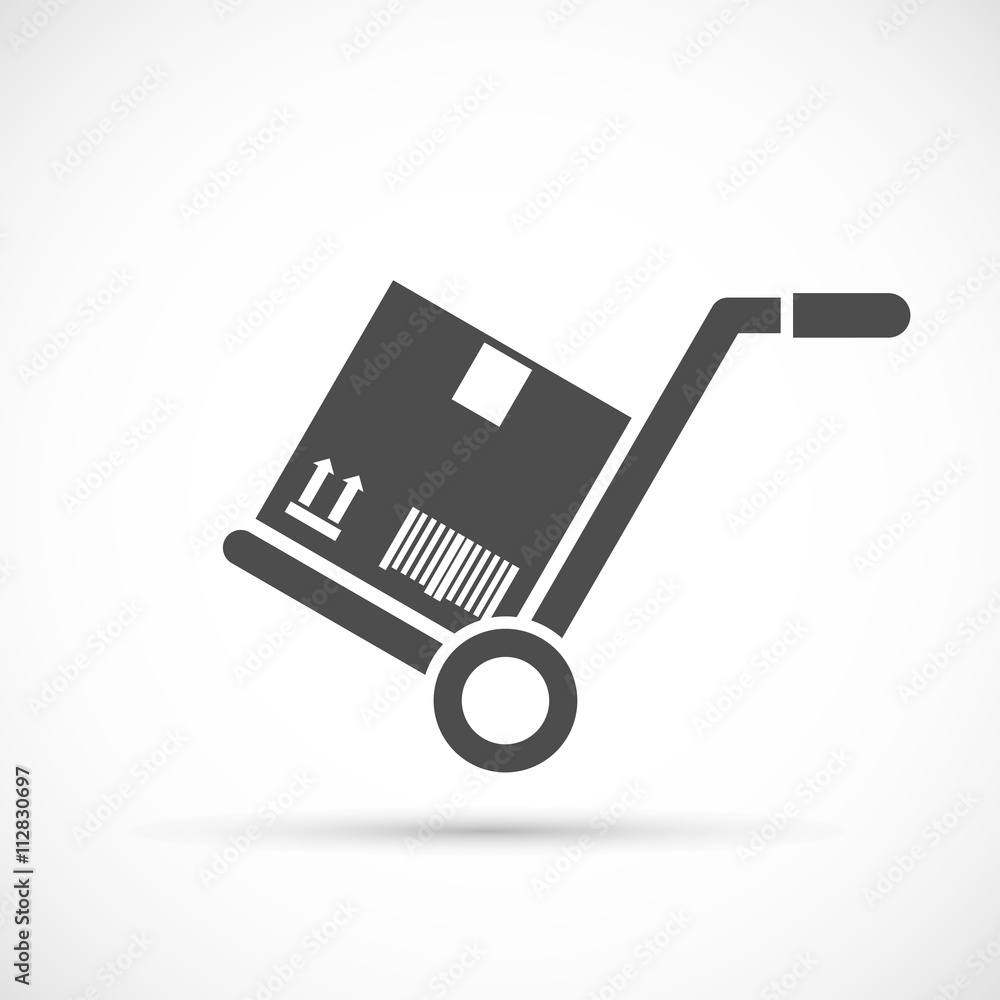 Hand truck icon Hand truck icon