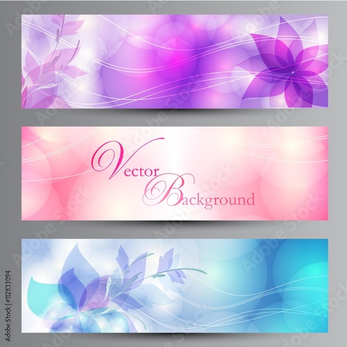 Colors backgrounds with a flowers
