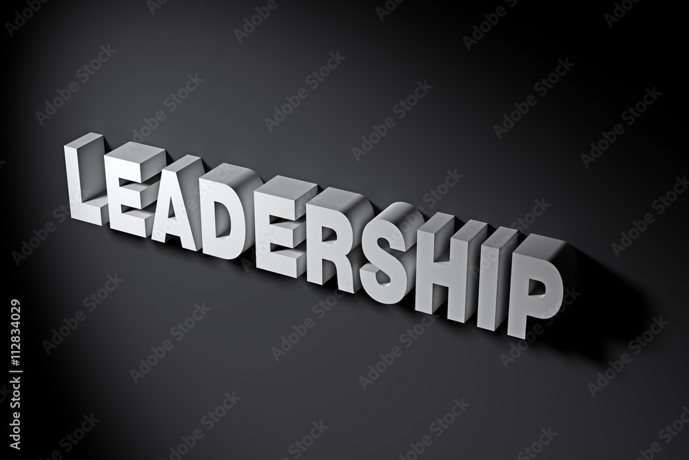 Leadership Concept in 3D Rendering Text Leadership Concept in 3D Rendering Text