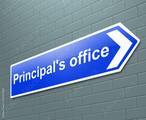  Principal's office concept.