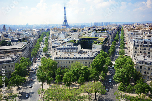Skyline von Paris mit Eiffelturm - Eiffeltower - Tour Eiffel   © Dan Race