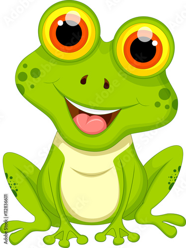 cute frog cartoon