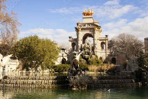 Cascada fountain in Ciutadella Park, Barcelona.
