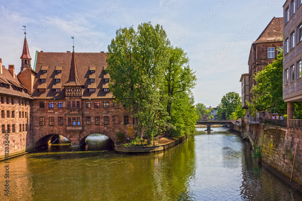 Nuremberg historical house, Bavaria, Germany