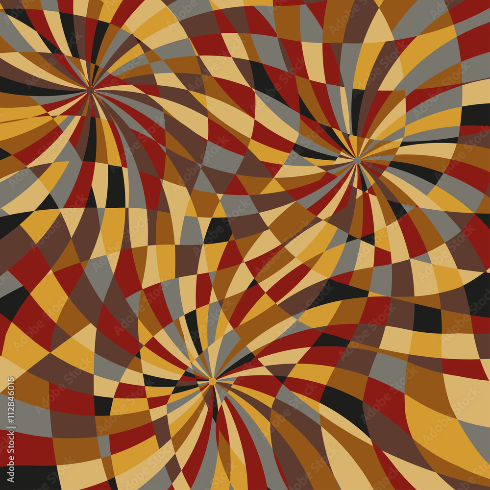 Mosaic of spirals