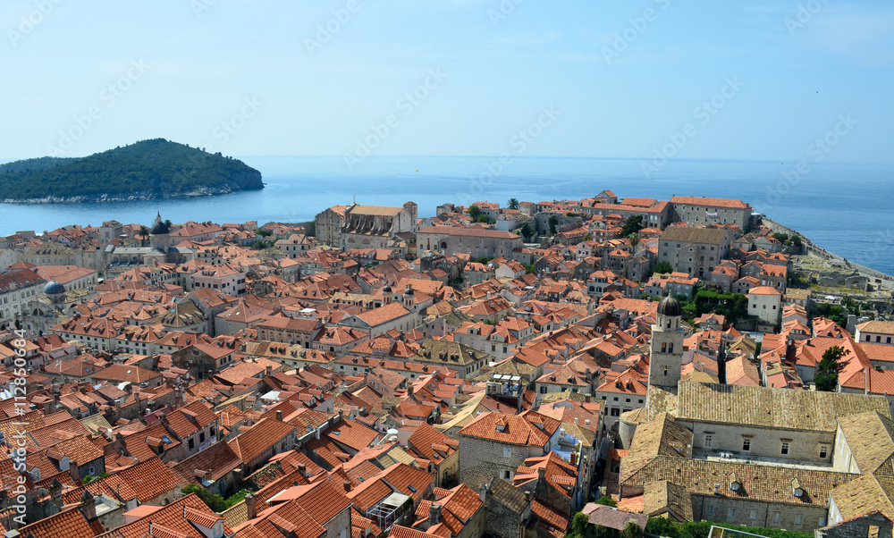 Dubrovnik Vue d'en haut