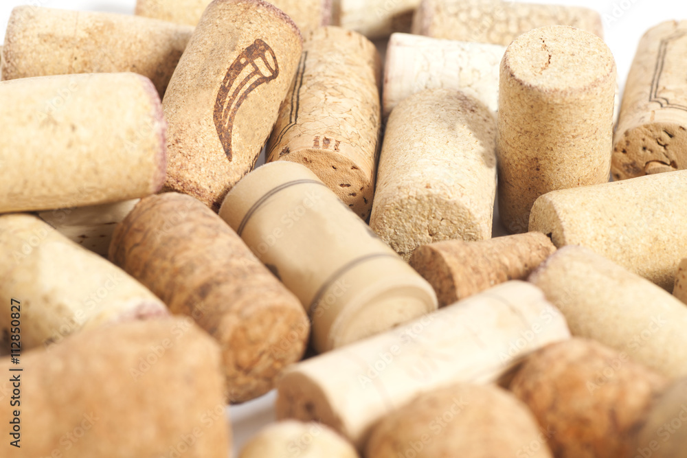 close-ups of wine corks background