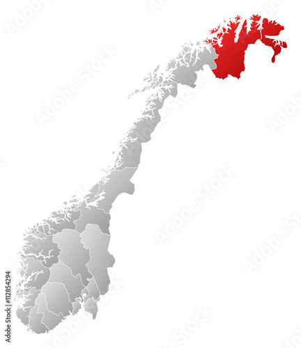 Map - Norway, Finnmark