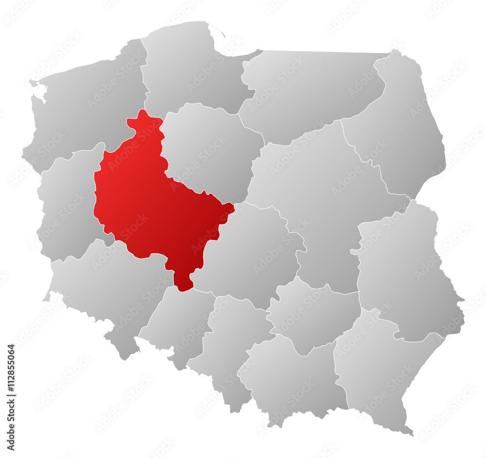 Map - Poland, Greater Poland