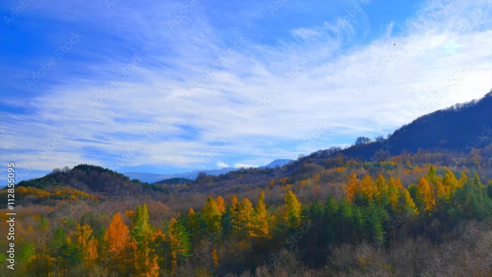 Time lapse. Autumn in Bulgaria Balkan mountains. Time lapse. Autumn in Bulgaria Balkan mountains.