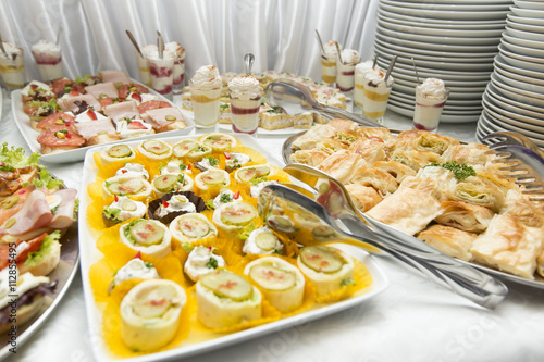 Various food on the table