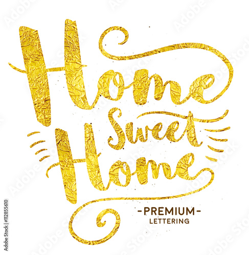 Home Sweet Home Lettering