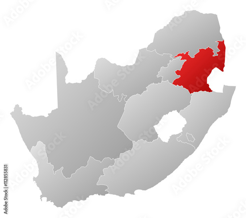Map - South Africa, Mpumalanga