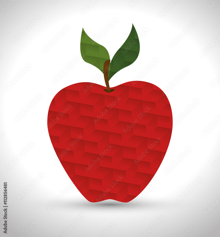 Fototapeta premium apple icon design 